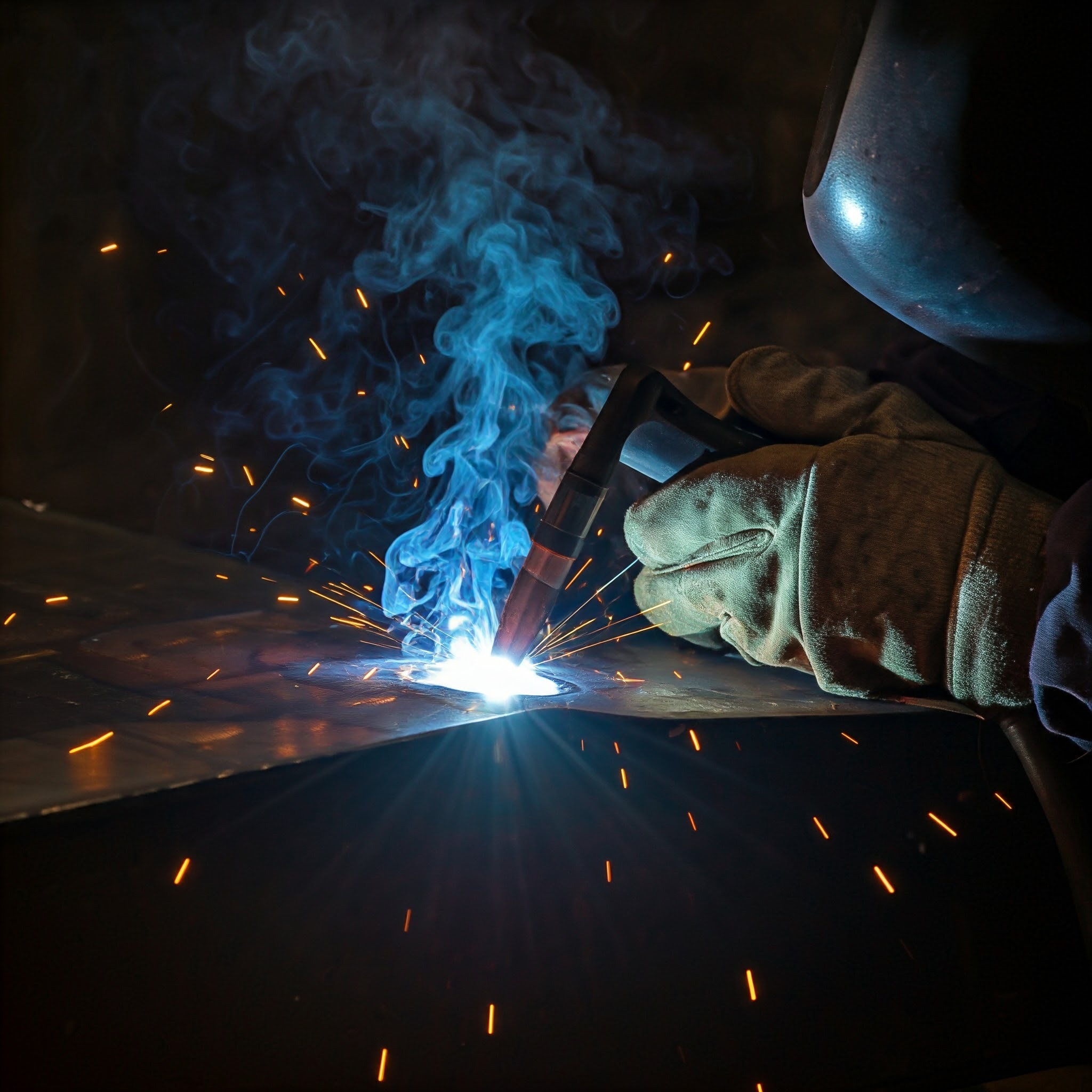 半自動溶接｜石岡市の板金加工やスポット溶接の短納期希望は鈴木工業所におまかせ